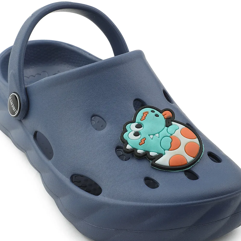 Quick Slip Fit Shoes A-HA Blue Casual Clogs For Kids BEACHWALKK By Liberty