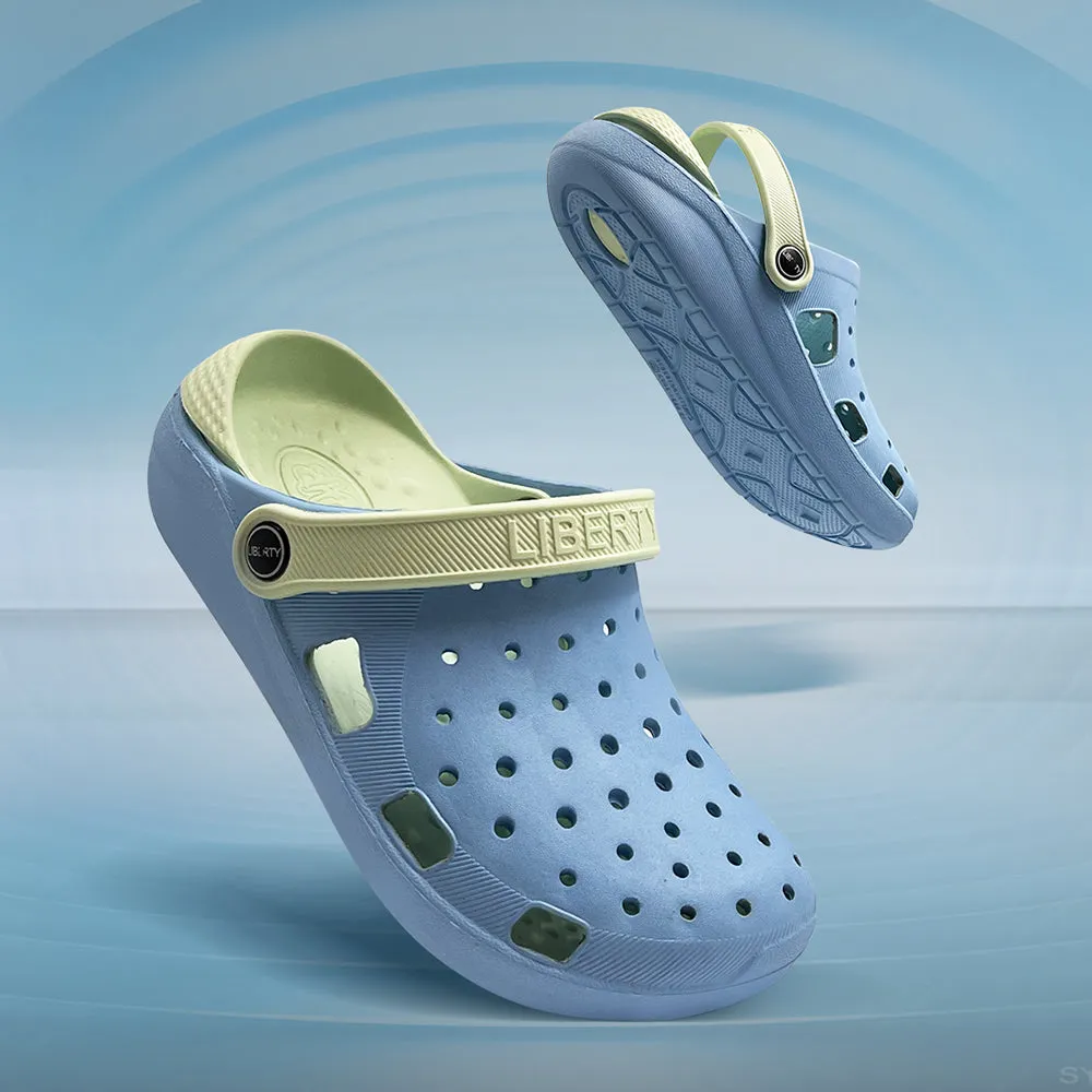 A-HA Blue Slingback Clogs For Women LPMXT-801 By Liberty Relaxation Fit