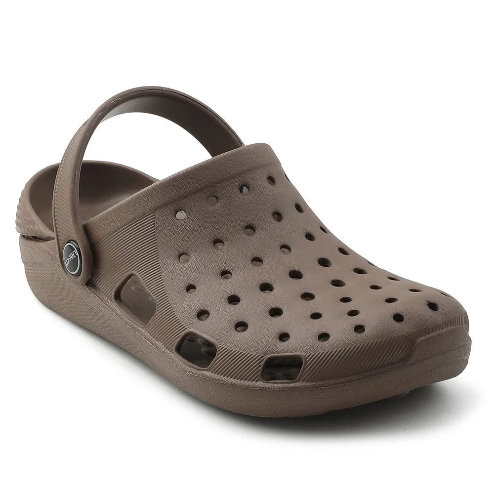 Trendy Look Improved Traction A-HA Brown Slingback Clogs For Women LPMXT-801 By Liberty