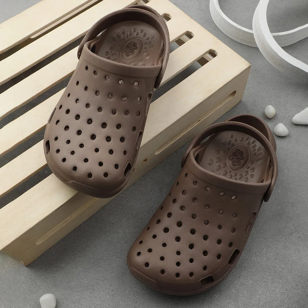 A-HA Brown Slingback Clogs For Women LPMXT-801 By Liberty Comfortable relaxation Anti Odor