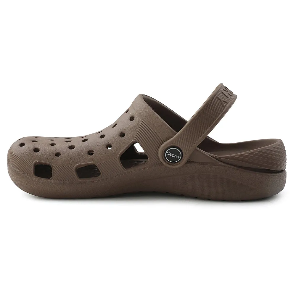 Comfortable Walking A-HA Brown Slingback Clogs For Women LPMXT-801 By Liberty