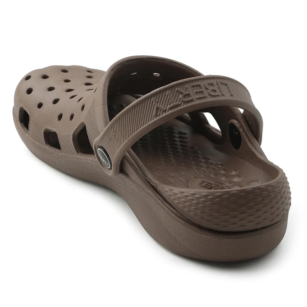 Comfortable Linings A-HA Brown Slingback Clogs For Women LPMXT-801 By Liberty