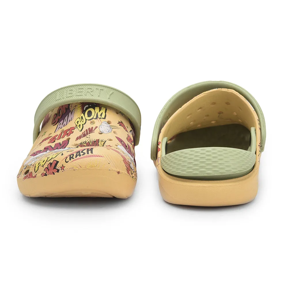 Modern Touch Comfortable Flexibility A-HA By Liberty LPMXT-810 Men Orange Clogs