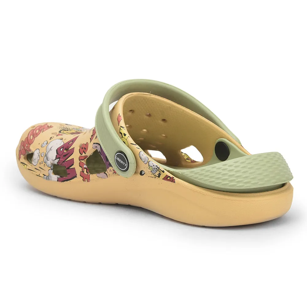 Leather Instant Relaxation A-HA By Liberty LPMXT-810 Men Orange Clogs