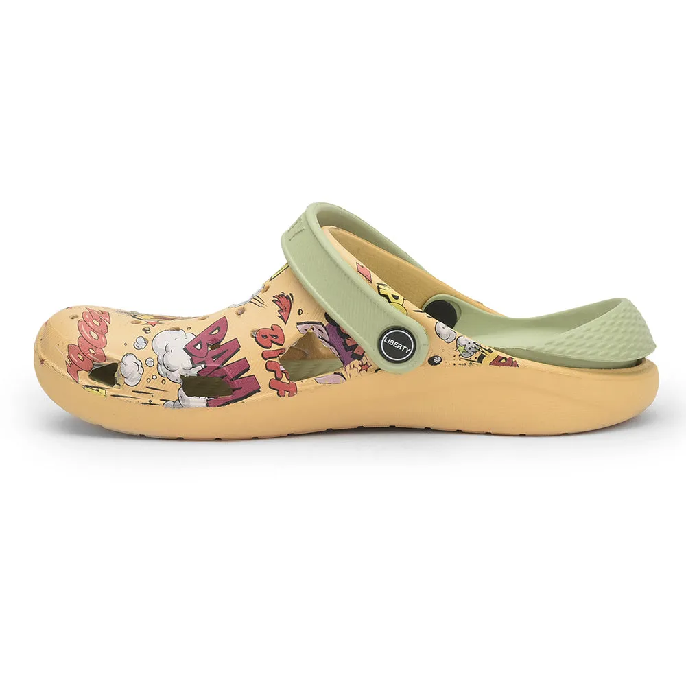 Easy Beach Ankle Support A-HA By Liberty LPMXT-810 Men Orange Clogs