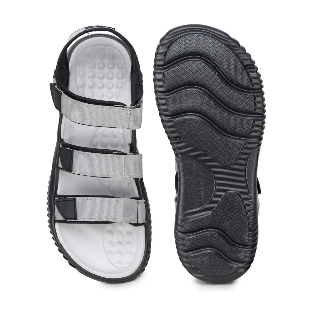 Bead Edge uv guard A-HA Casual Grey Sandals For Men STAMINA-4 By Liberty