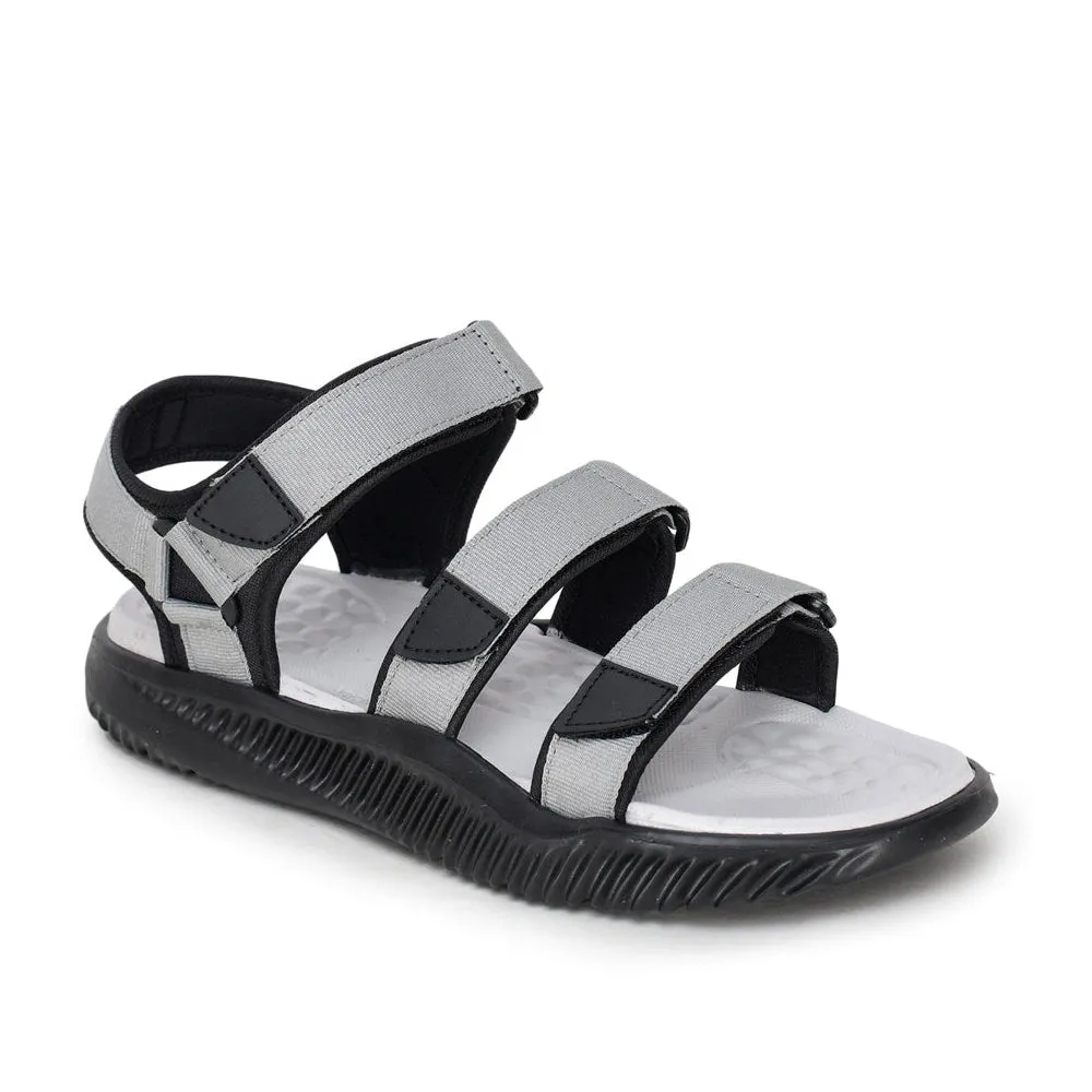 A-HA Casual Grey Sandals For Men STAMINA-4 By Liberty Street Mood