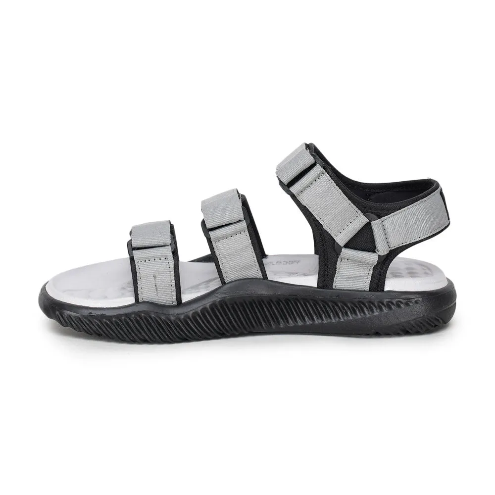 A-HA Casual Grey Sandals For Men STAMINA-4 By Liberty Quick Comfort