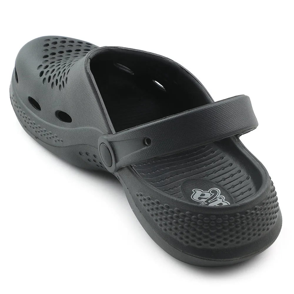 A-HA Grey Slingback Clogs For Men GMF-02E By Liberty Good Grip