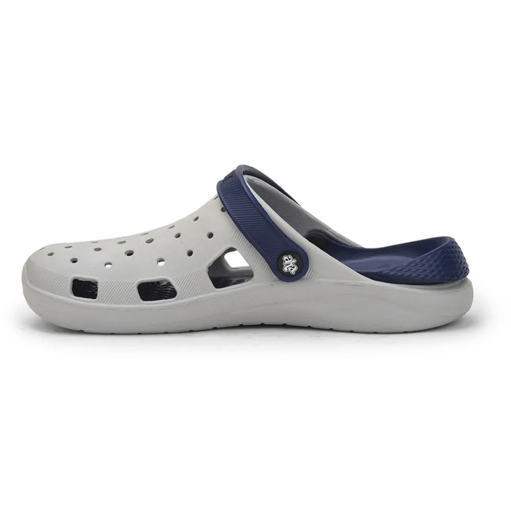 Slide Comfort Weekend Casual A-HA Grey Slingback Clogs For Men LPMXT-800 By Liberty