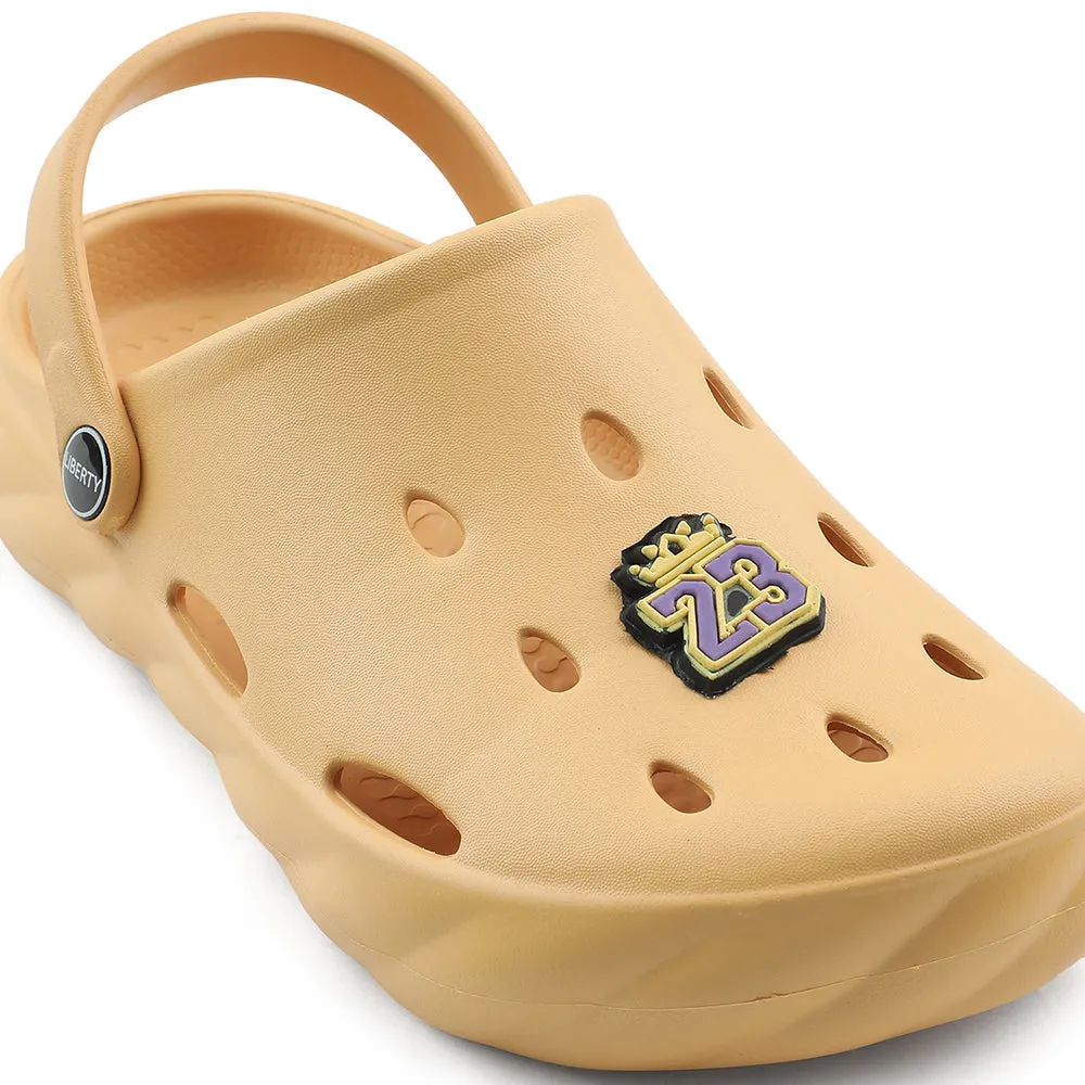 A-HA Mustard Casual Clogs For Kids BEACHWALKK By Liberty Outdoor Vibe Premium Quality