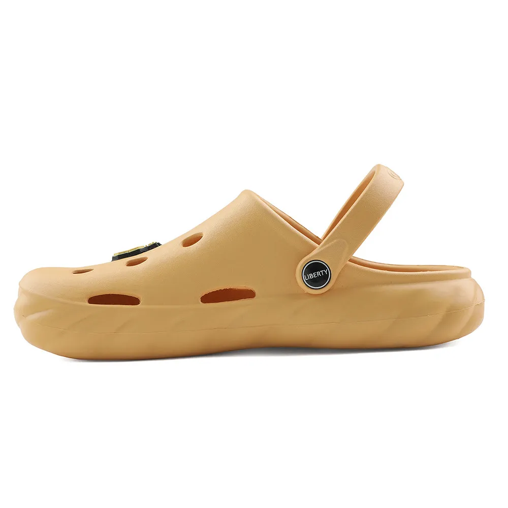 A-HA Mustard Casual Clogs For Kids BEACHWALKK By Liberty Beach Walking