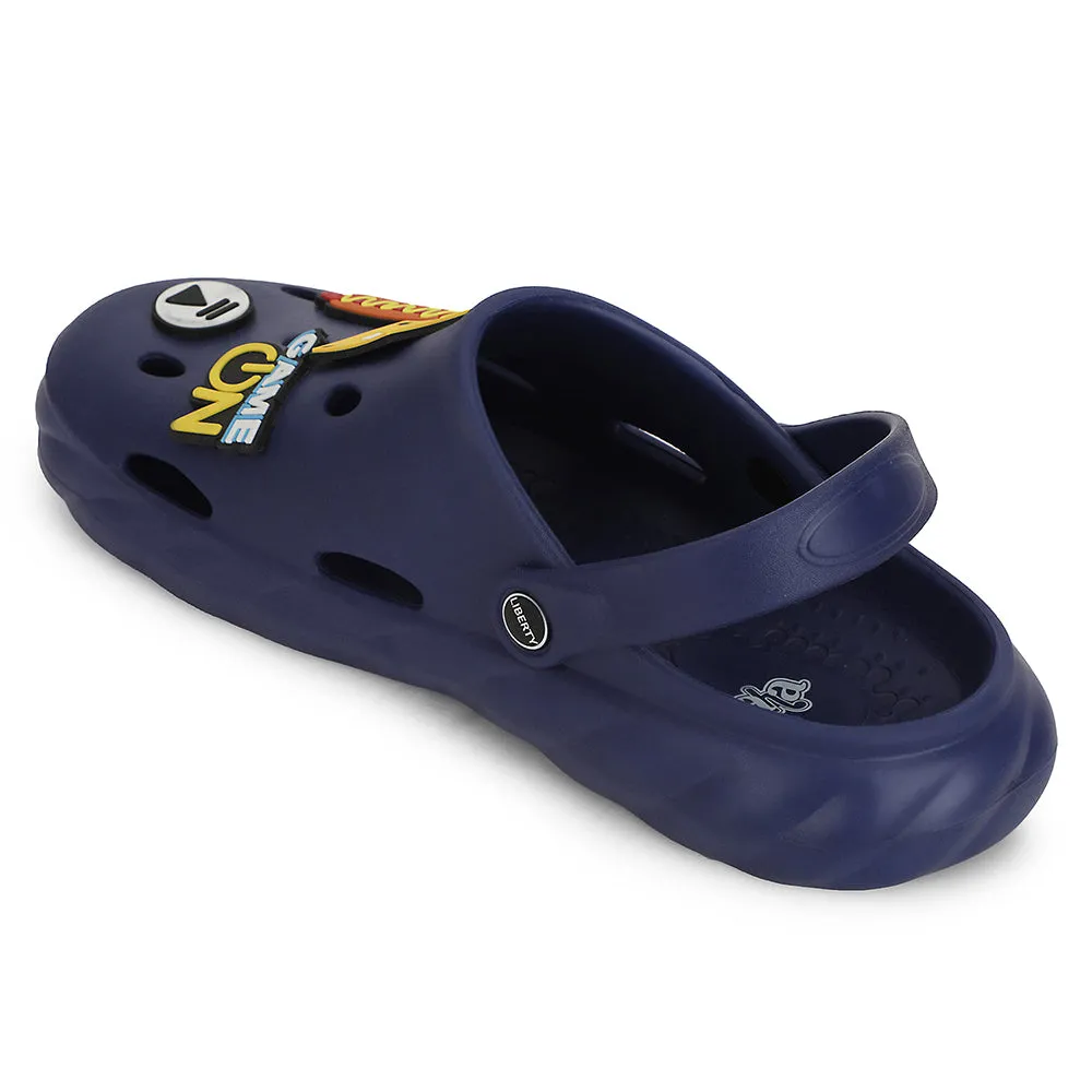 A-HA Navy Blue Casual Clogs For Men BEACHWALKM By Liberty hypoallergenic Modern