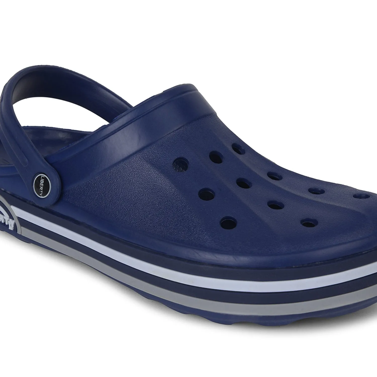 A-HA Navy Blue Casual Slingback Clogs For Men LITEWALKNR By Liberty Summer Adventure Slip Fit Comfort