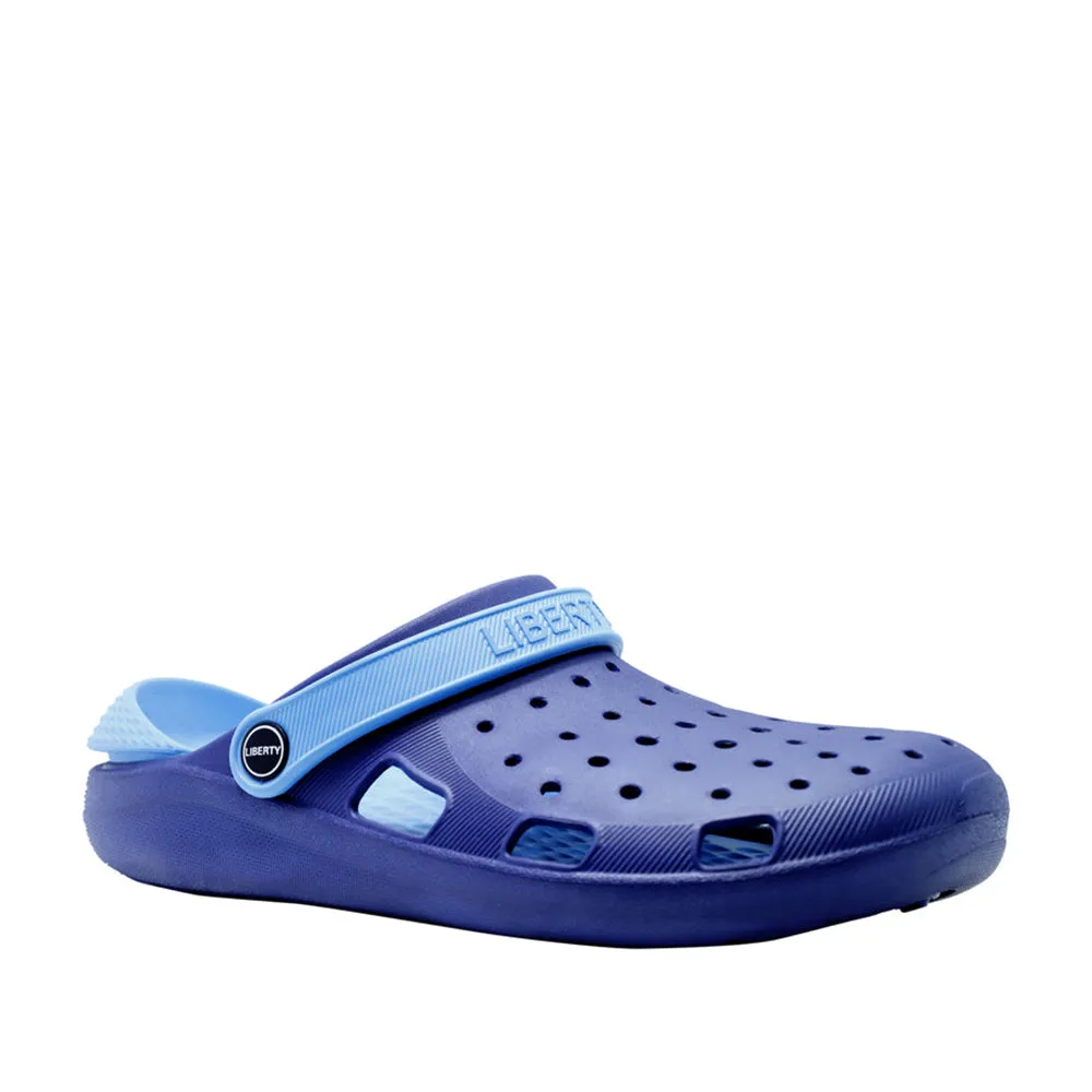 A-HA Navy Blue Slingback Clogs For Men LPMXT-800 By Liberty Comfortable Use Ultimate Comfort