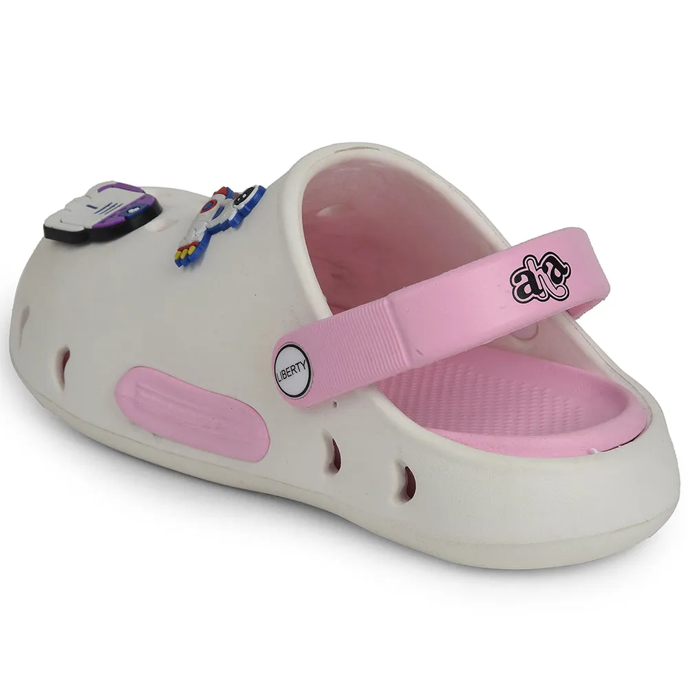 A-HA Off White Casual Clogs For Kids CUTIER By Liberty Stable base