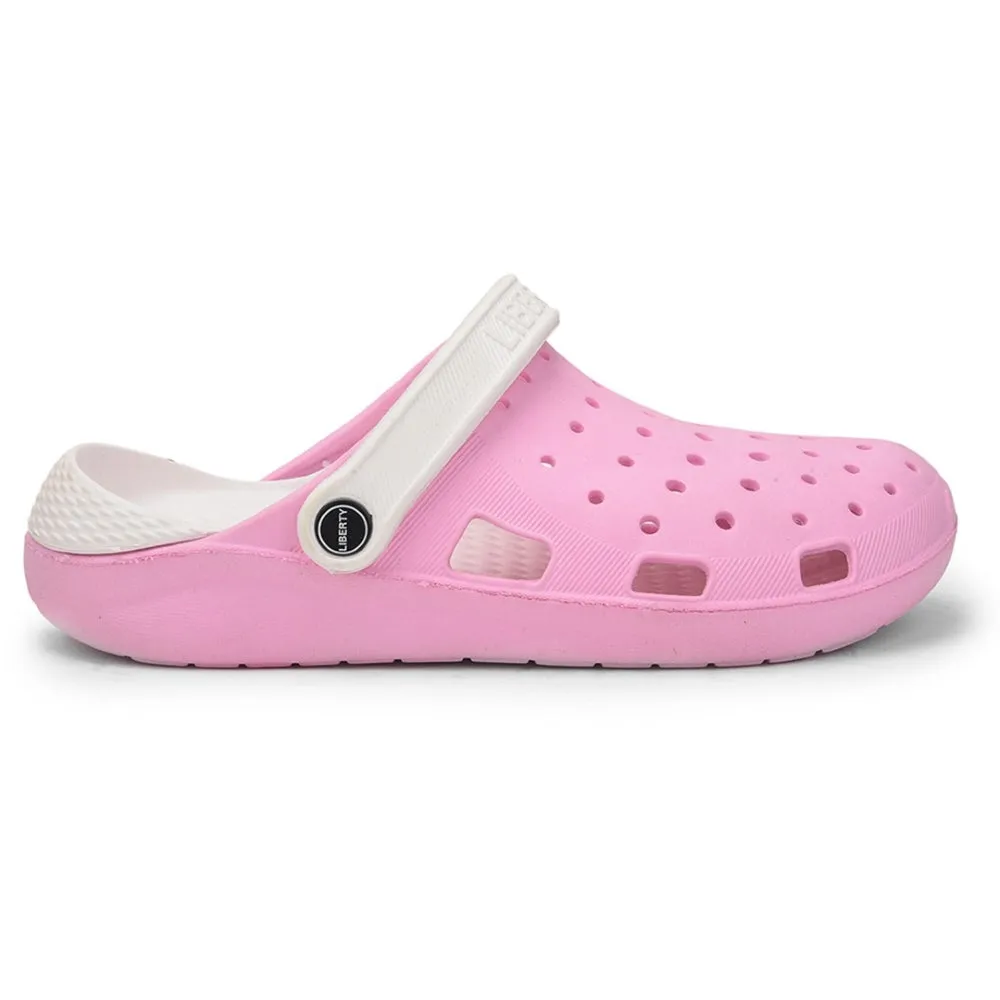 Instant Comfort Footwear Soft Padding A-HA Pink Slingback Clogs For Women LPMXT-801 By Liberty