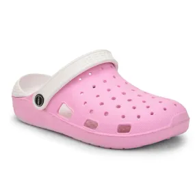 Instant Fit Relaxation A-HA Pink Slingback Clogs For Women LPMXT-801 By Liberty