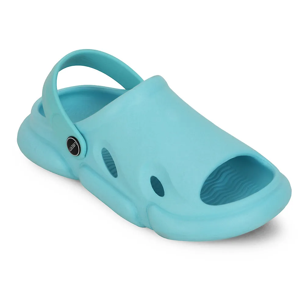 flexible shoes A-HA Sea Green Casual Clogs For Kids BEACHFIT01 By Liberty