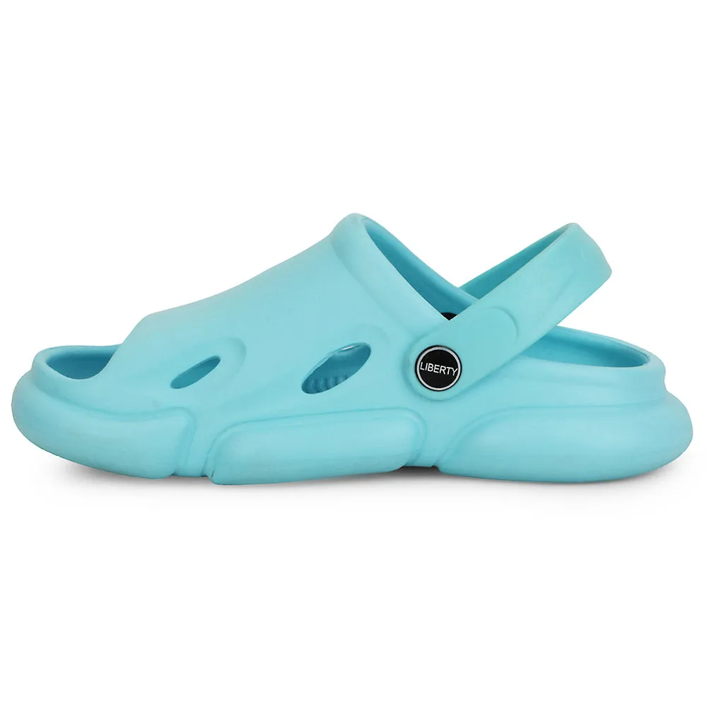 A-HA Sea Green Casual Clogs For Kids BEACHFIT01 By Liberty Casual Comfort sports