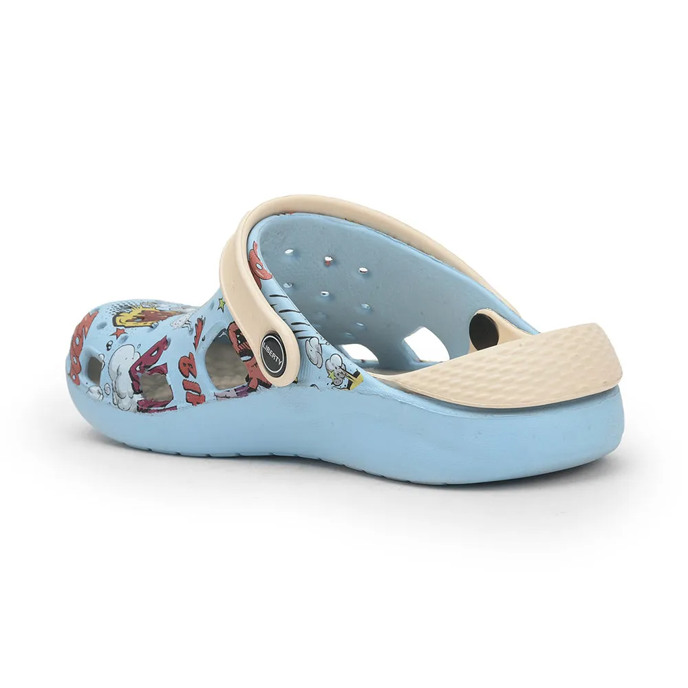 Easy Vibe A-HA Sky Blue Clogs For Men LPMXT-810 By Liberty
