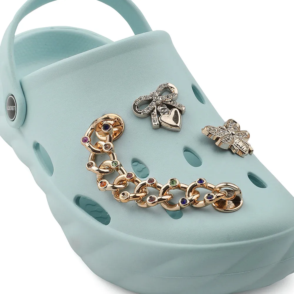 Light Slip Shoes Modern Style A-HA Sky Blue Slingback Clogs For Women BEACHWALKL By Liberty