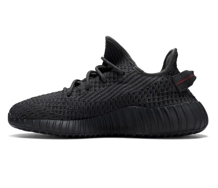 multi - directional - flexibility running in school races shoes Adidas Yeezy Boost 350 V2 (Black Non-Reflective)