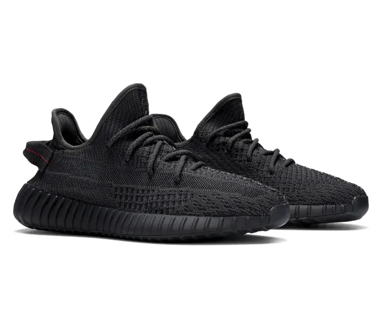 running in oval tracks shoes Adidas Yeezy Boost 350 V2 (Black Non-Reflective)