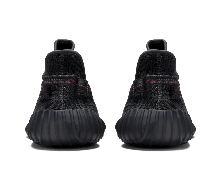 Bright - colored contemporary running option Adidas Yeezy Boost 350 V2 (Black Non-Reflective)