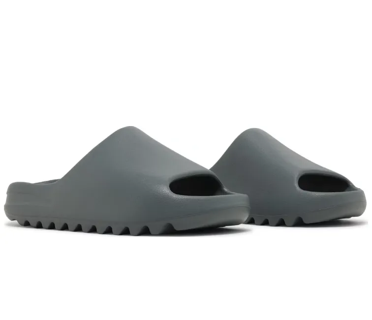 Adidas Yeezy Slide (Slate Marine) Vast color running in the park