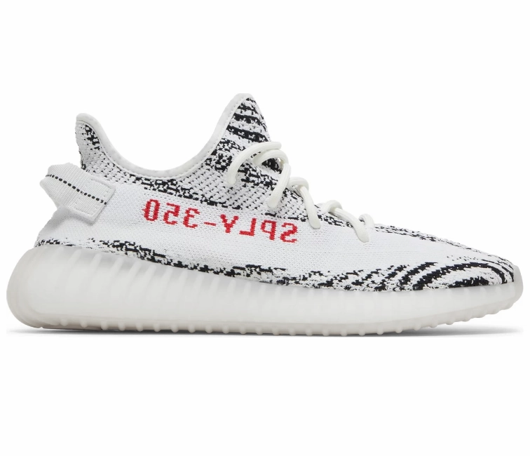 Breathable Footbed Adidas Yeezy Boost 350 V2 (Zebra)
