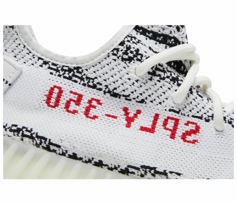 Interval training support racquetball shoes Adidas Yeezy Boost 350 V2 (Zebra)