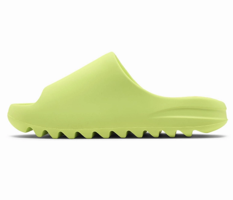 Adidas Yeezy Slide (Glow Green) sporty - style shoes snowy