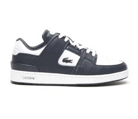 personalized shoes running in the morning shoes Men's Lacoste Court Cage 123 (White/Navy)