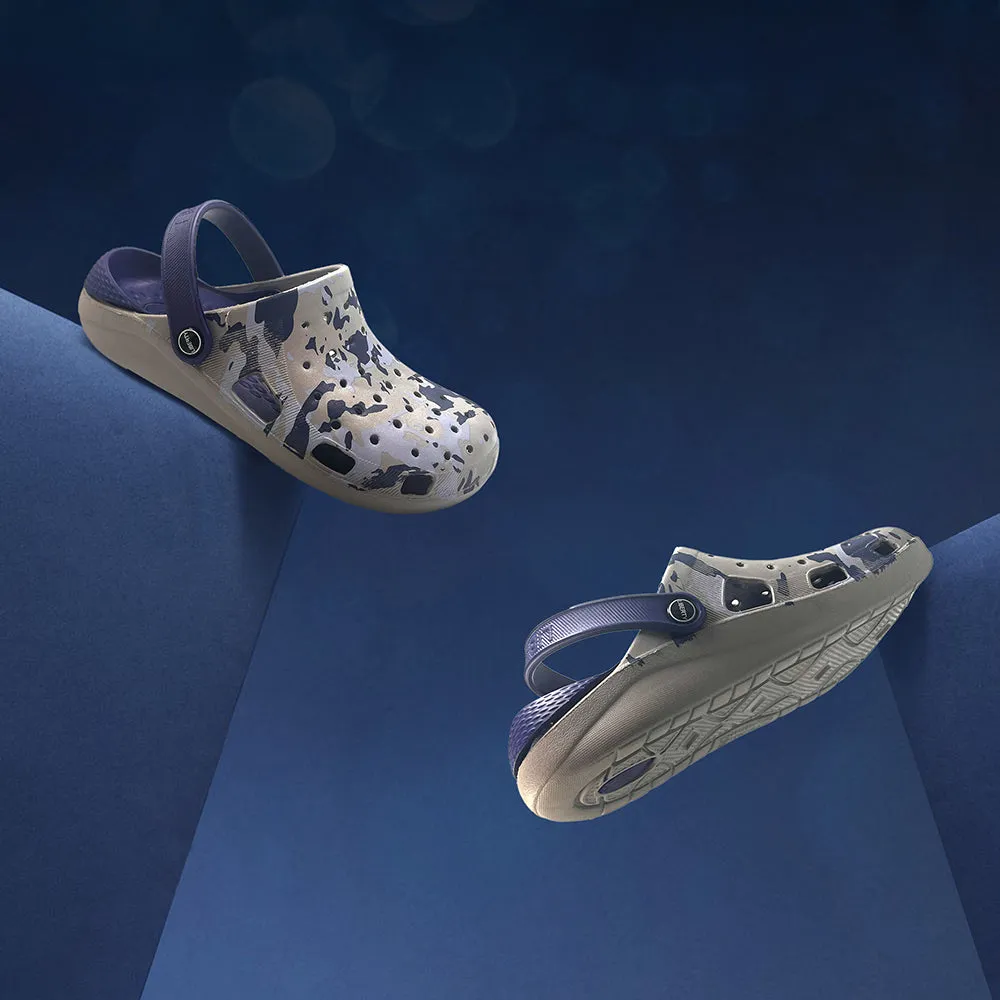 Perfect For Beach A-HA Navy Blue Casual Slingback Clogs For Men LPMXT-811 By Liberty