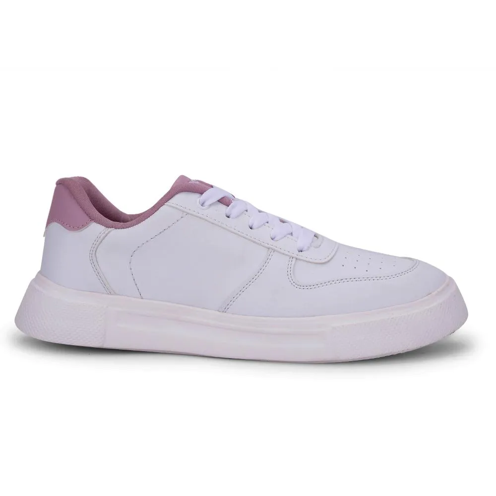 Leap7x Lacing White Casual Sneakers For Women FEMINA-01 By Liberty traction - enhanced shoes running for a cause shoes
