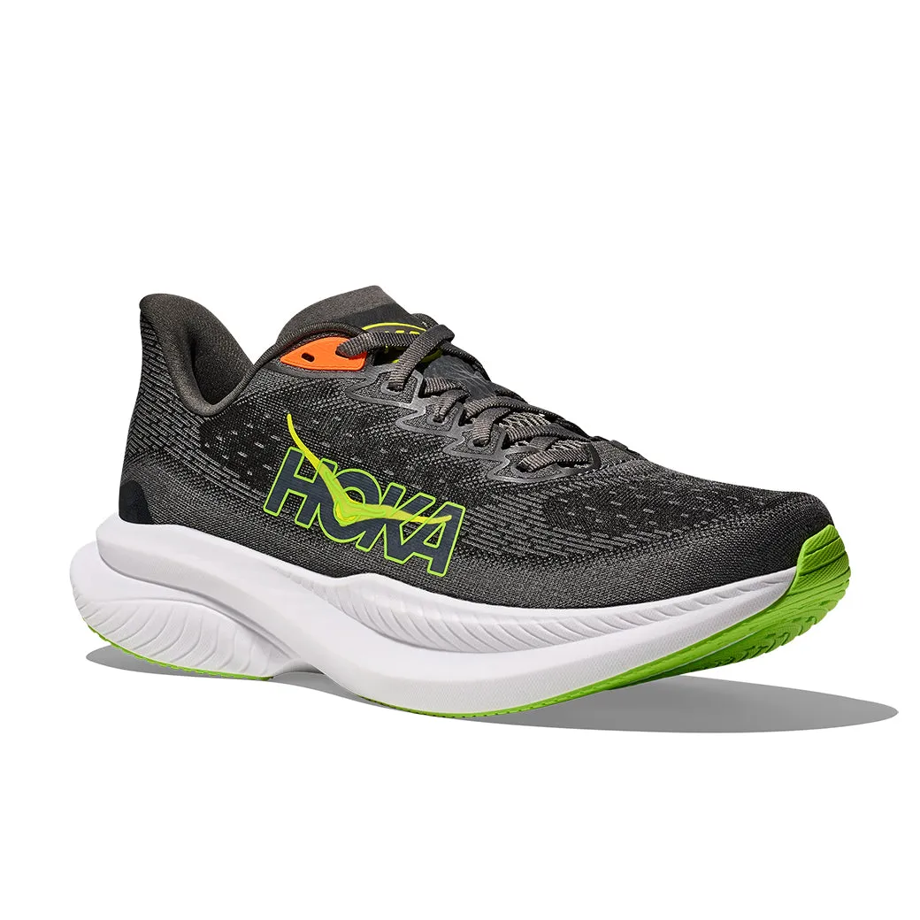 Mens Hoka Mach 6 in Gravel/ Asphalt Grey Weekend Active