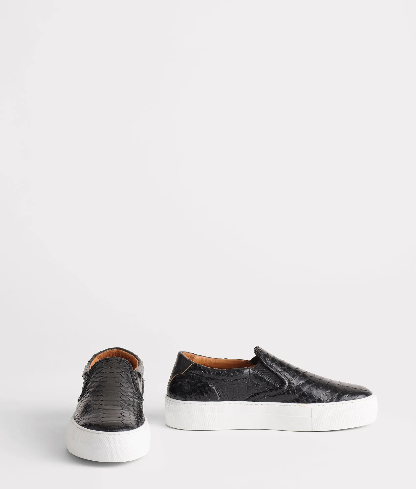 Urban Style Phylon Midsole Mosaico Slip On :: Black Python