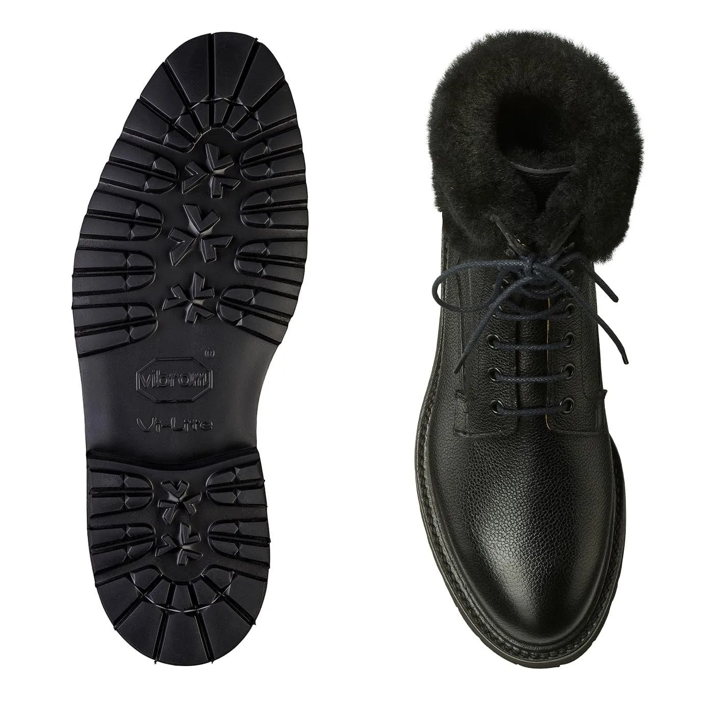 Ailsa Black Pebble Grain Subtle Finish Grab Shade