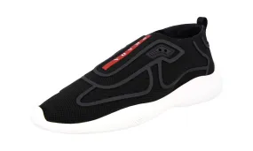Minimal Comfort Ultra Responsive Cushioning Prada Women's Black Americas Cup Sneaker 3S6421