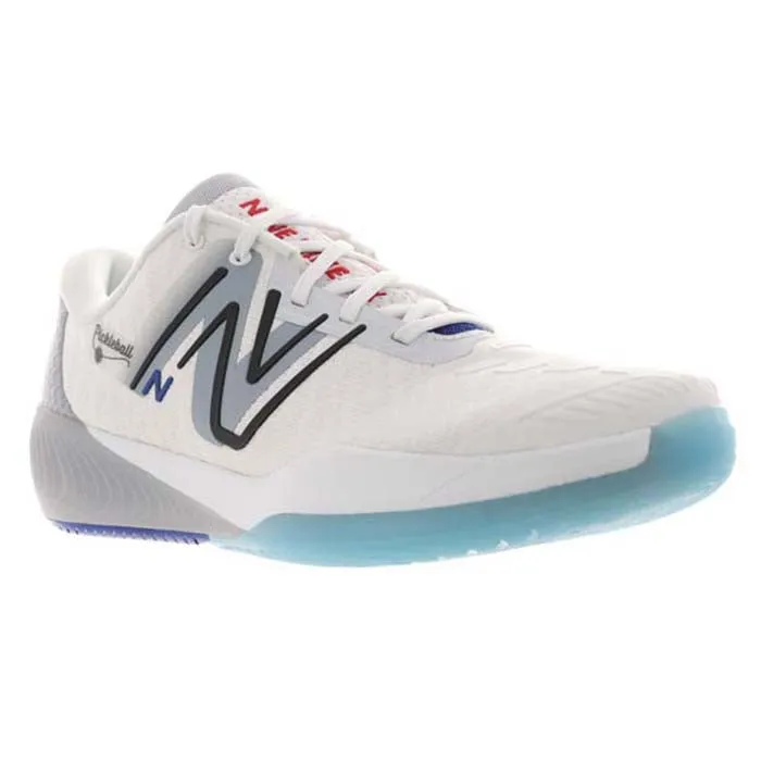 Mens New Balance FuelCell 996v5 in White/Grey/Team Royal Smooth Toe
