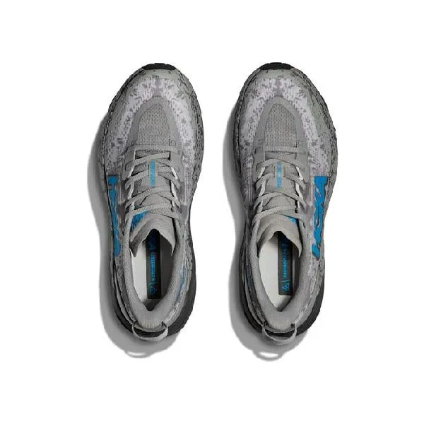 Cloud cushion Foot Comfort Mens Hoka Speedgoat 6 in Galactic Grey / Hoka Blue