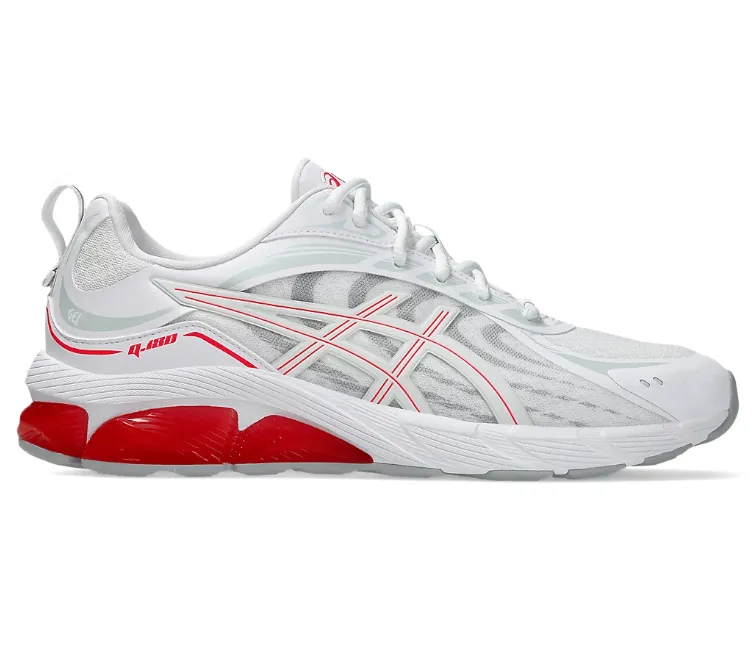 Men's Asics Gel Quantum 180 8 (White/Red) running for fitness shoes