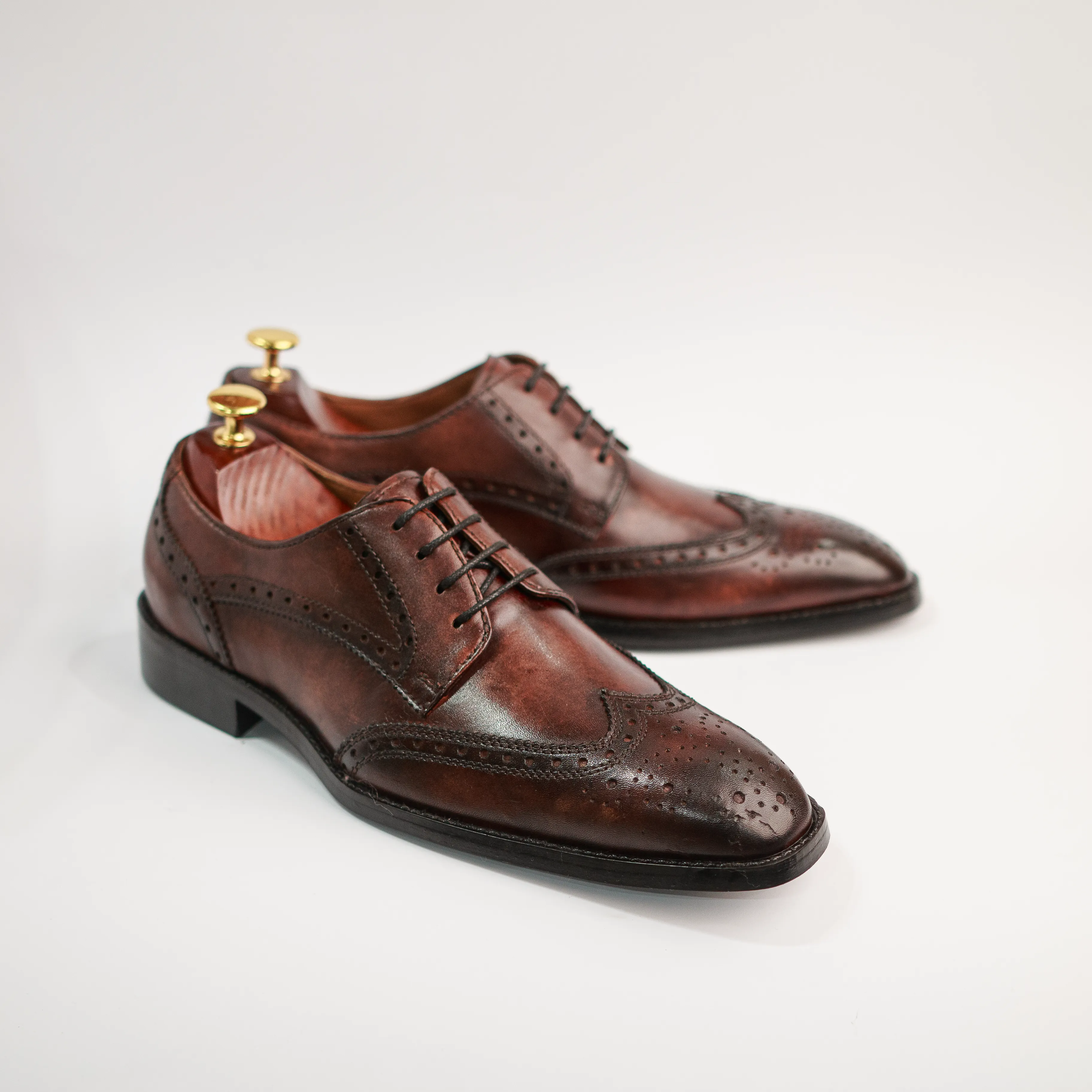 Hamilton - Dark Brown Stylish Dress Shoes Classic Edge Busy Commuter