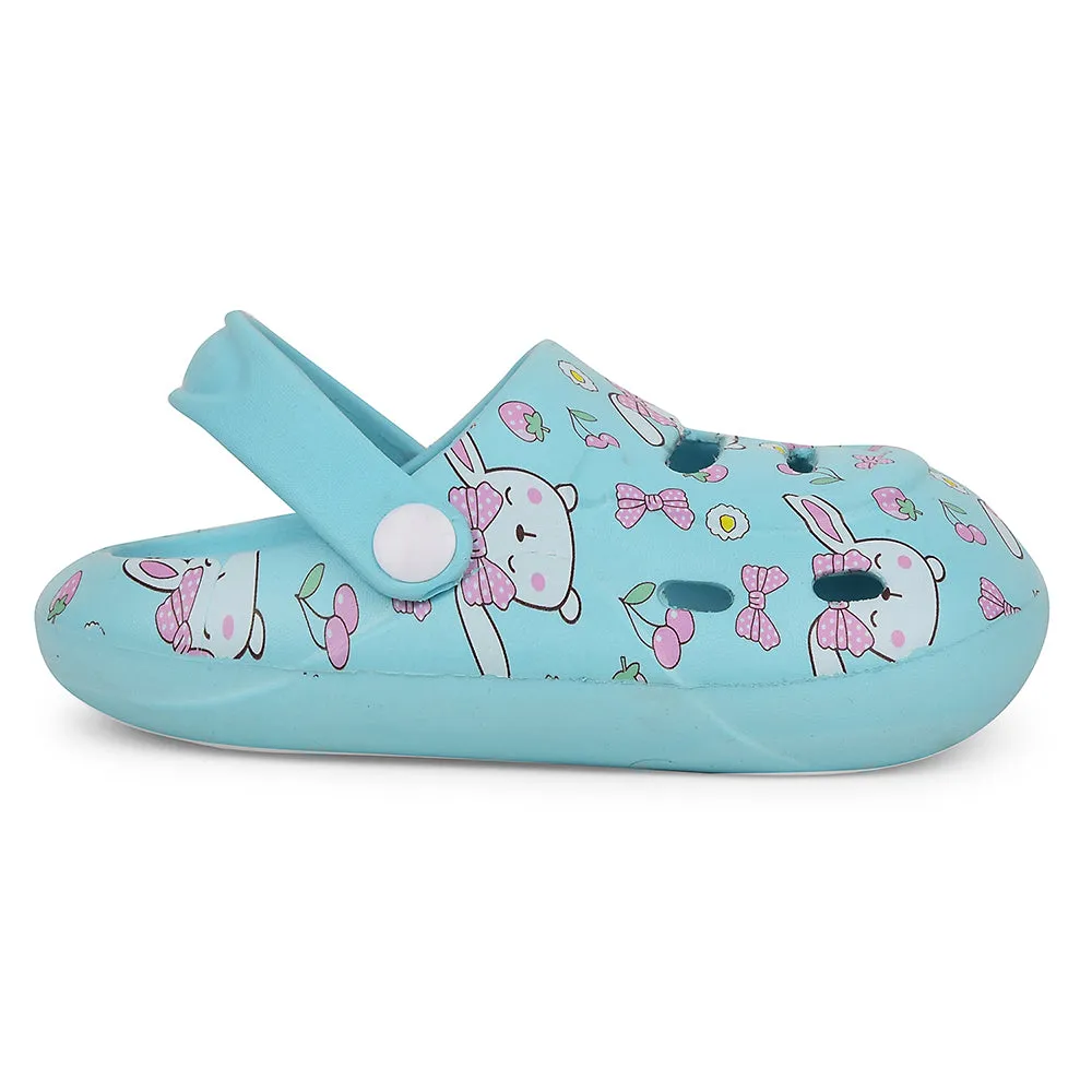 Lucy & Luke Blue Casual Clogs For Kids SANDWALK By Liberty Relaxing Slip
