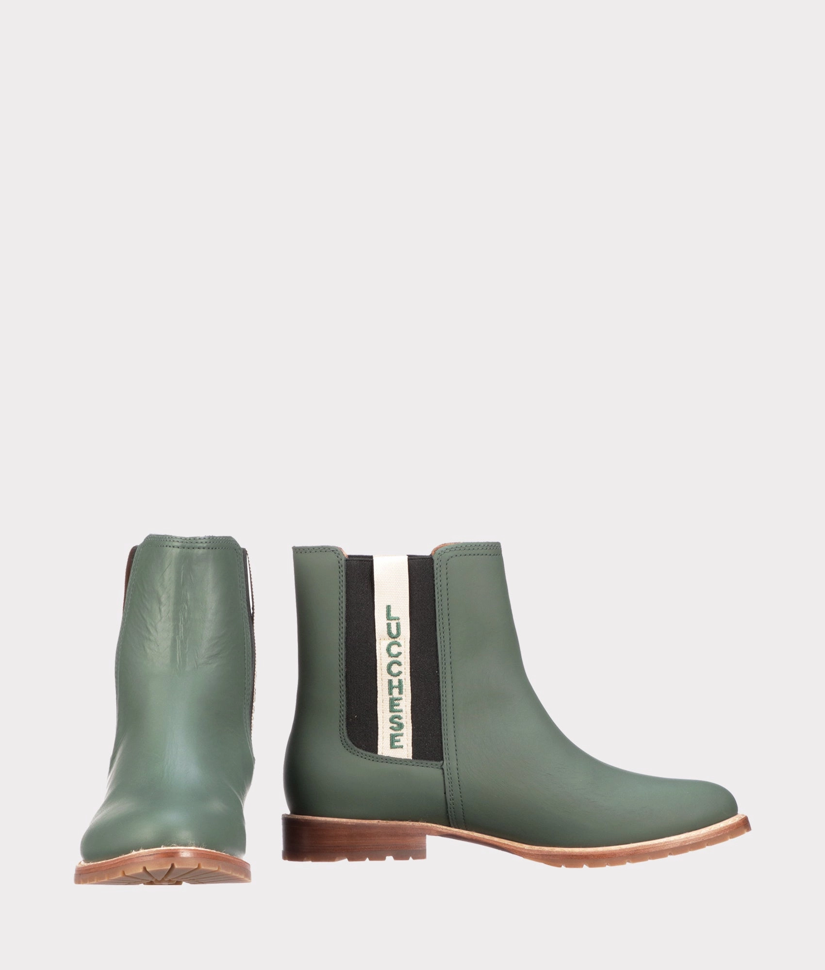 All-Weather Ladies Garden Boot :: Military Green   Black quick-drying