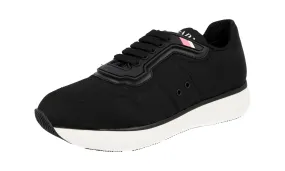 Ankle friendly Prada Women's Black Sneaker 1E945L