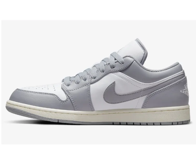 Men's Nike Air Jordan 1 Low (Vintage Grey) high - performance footwear tempo running shoe potential