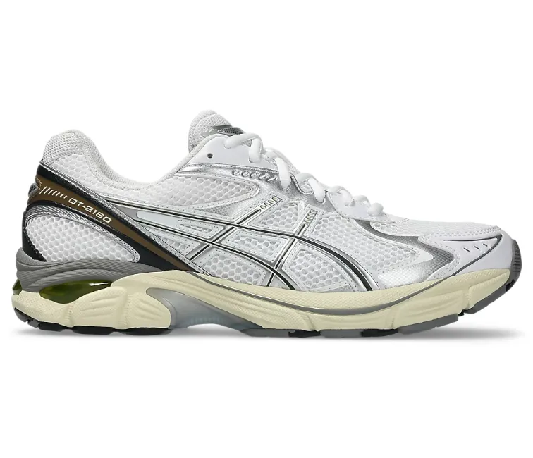 Men??s Asics GT-2160 (White/Soft Yellow) track running footwear