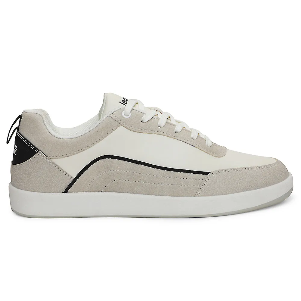 lightweight upper shoes Leap7x White Casual Lacing Sneakers For Men CLASTO-2E By Liberty